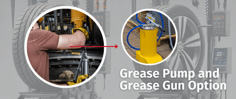 Grease Pump and oil for run flat changing operation 